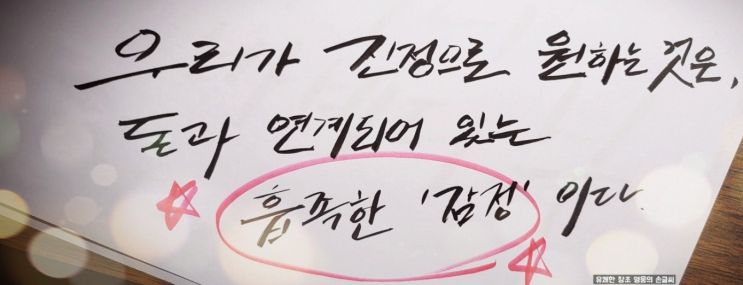  흡족한 감정