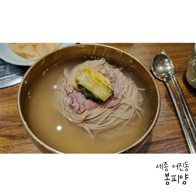  세종시 봉피양 평양냉면 벽제설렁탕