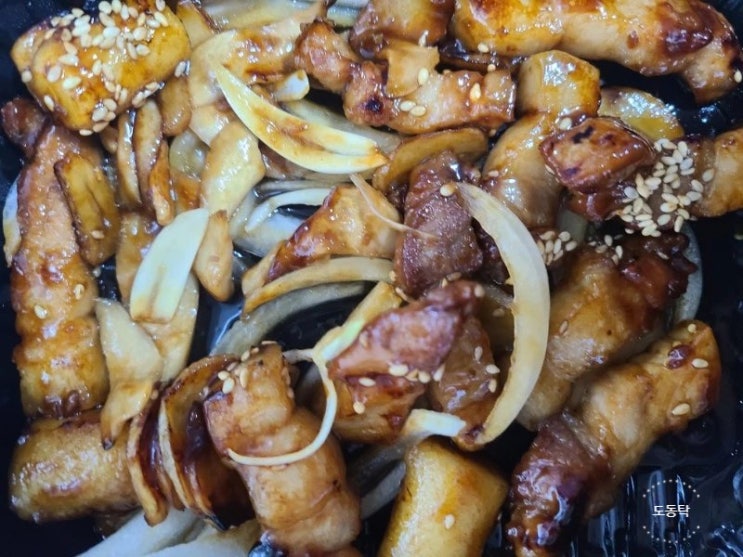  달콤짭짤 증평맛집 쫄면주는삼겹본능