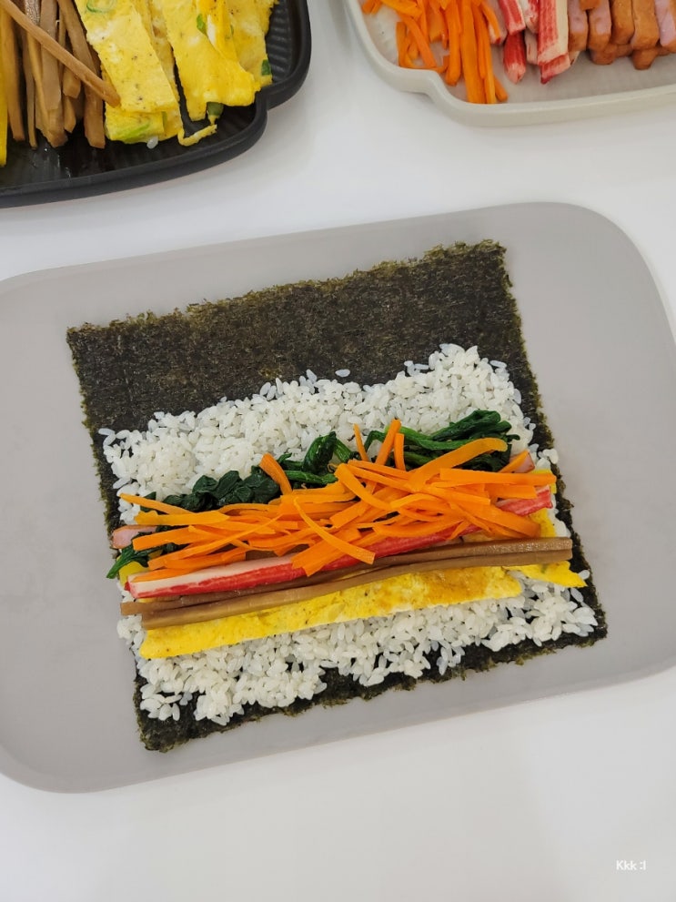  신혼집밥기록 : 김밥/대패삼겹파스타