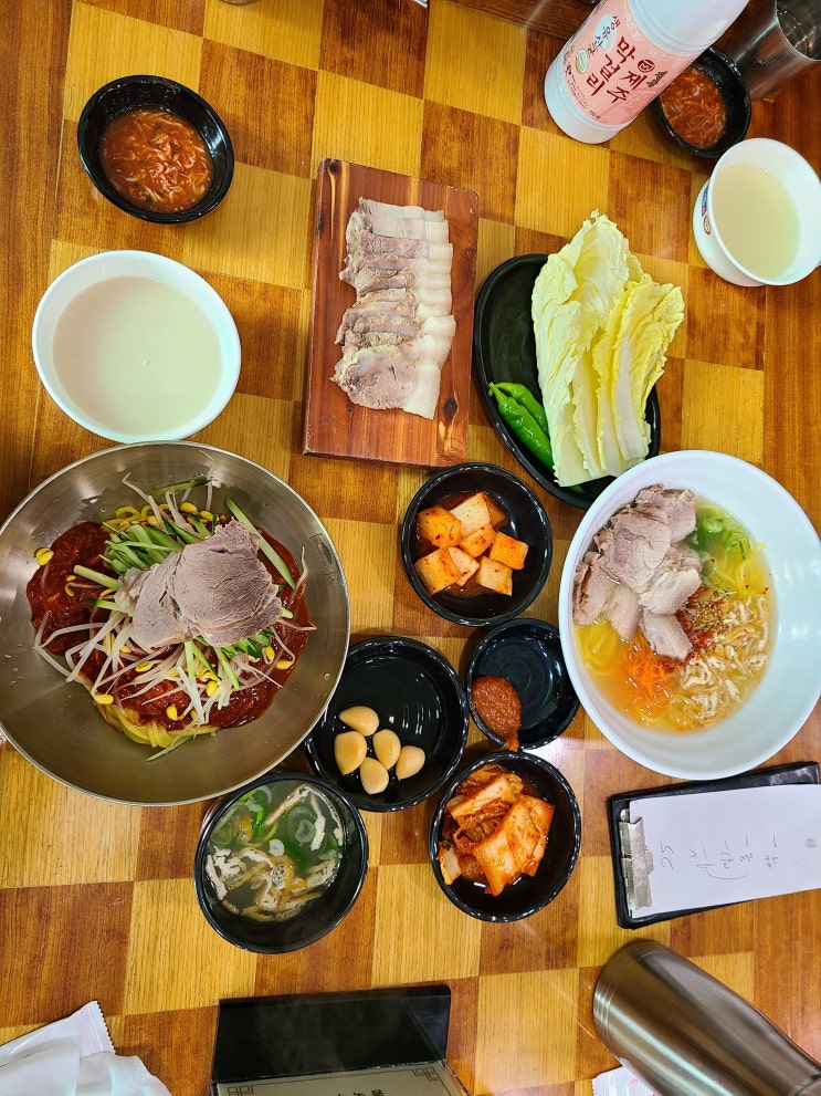  제주시 고기국수 , 삼대국수회관 본점 (feat 돔베고기 세트)