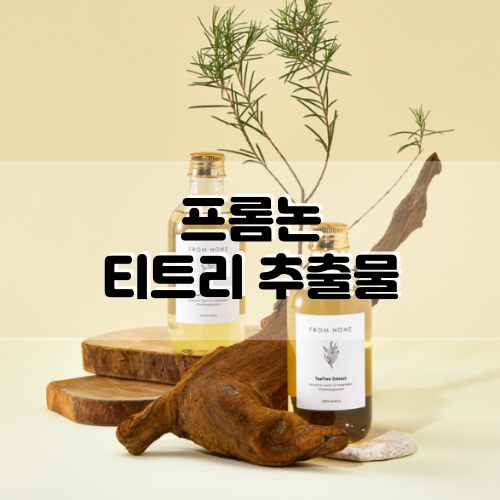  [프롬논] 피부진정에 좋은 티트리 추출물, 인생토너 등극!