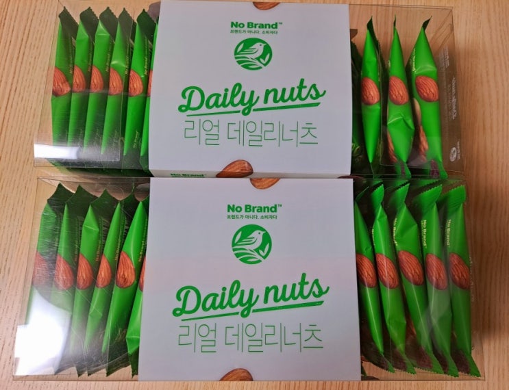  내돈내산 노브랜드 리얼 데일리너츠 먹어봤어요