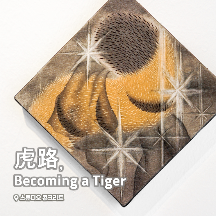  [전시회] <虎路(호로), Becoming a Tiger> 후기, 스튜디오 콘크리트 | 박그림 작가의 호랑이 기운