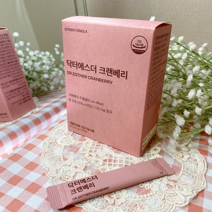  닥터에스더 크랜베리 영양제 내 요로건강 챙기기