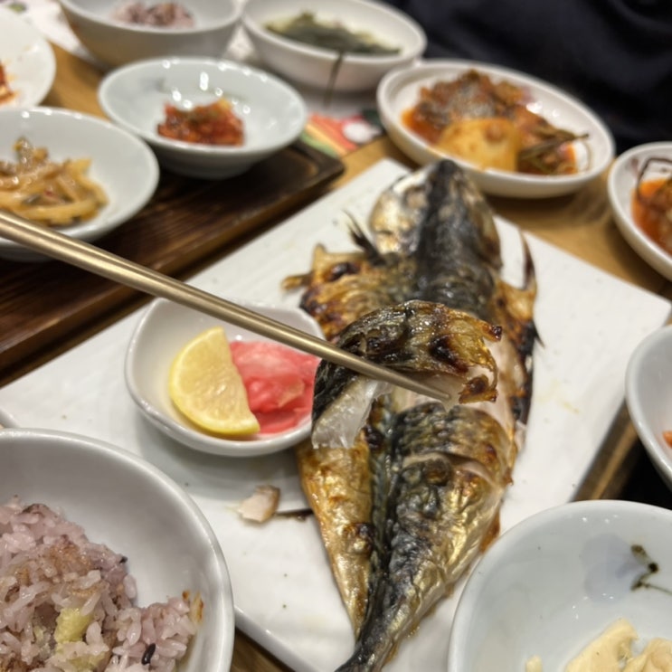 용인 수지 맛집, 생선구이 한정식 어부촌