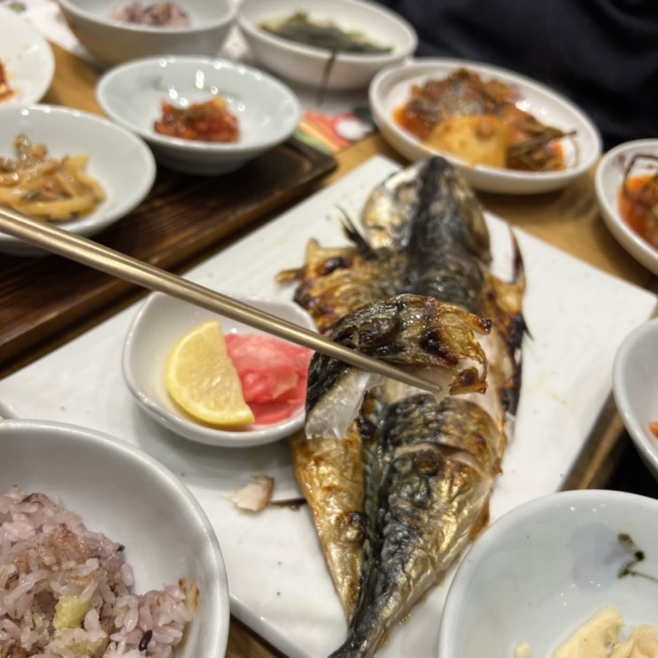  용인 수지 맛집, 생선구이 한정식 어부촌