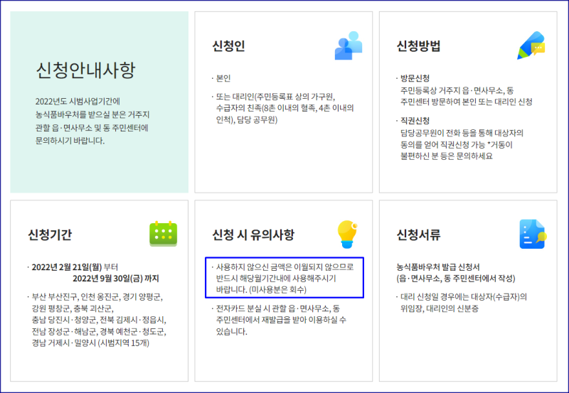 농식품상품권 신청은 어떻게 하나요? 3