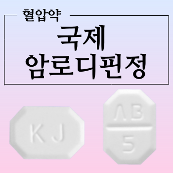  국제암로디핀정5mg 혈압약 복용 전 알아볼 주요 체크사항