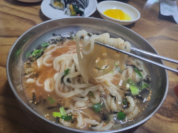 해운대 재송동 국민손칼국수, 깔끔한 멸치육수 손칼국수맛집