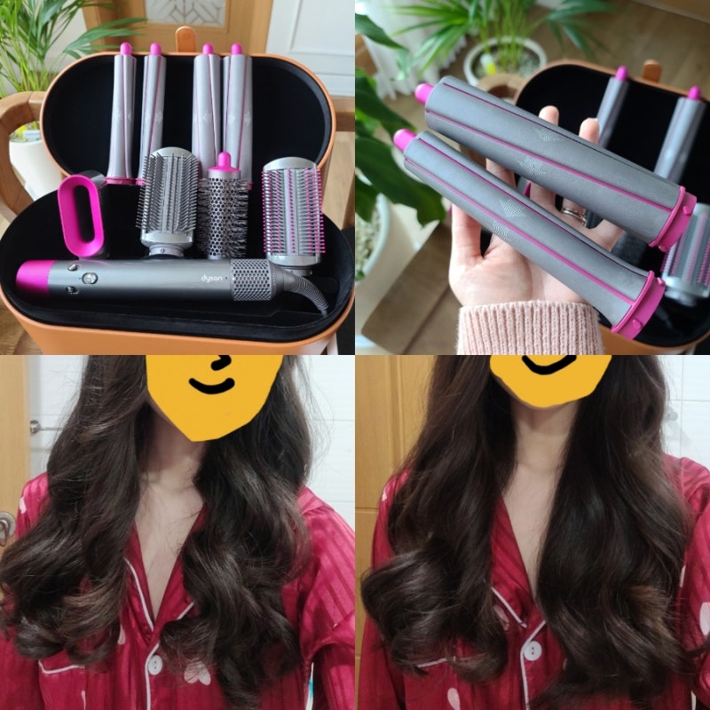 다이슨 에어랩 컴플리트롱 언박싱 후기 (숏배럴 롱배럴 차이 비교)