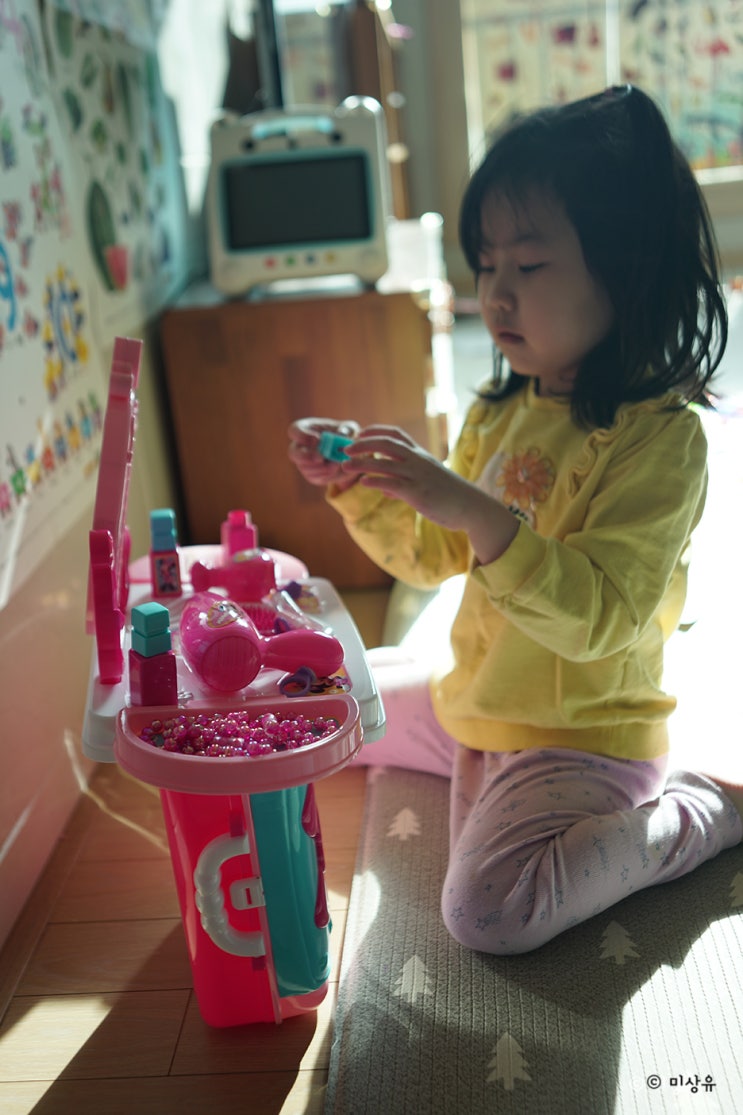  소꿉놀이 좋은 밤나무 미니마우스 화장대 화장놀이