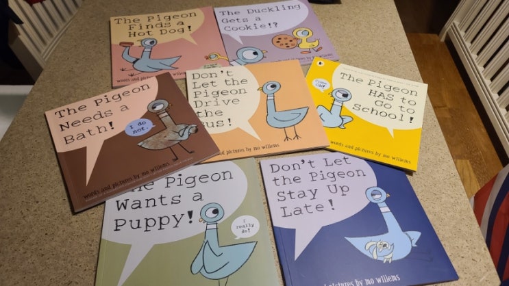 MO WILLEMS의 &lt;Don't let the pigeon drive the bus!&gt;와 &lt;The pegeon need a bath&gt;, 고집쟁이 아이 달래기에 딱^^