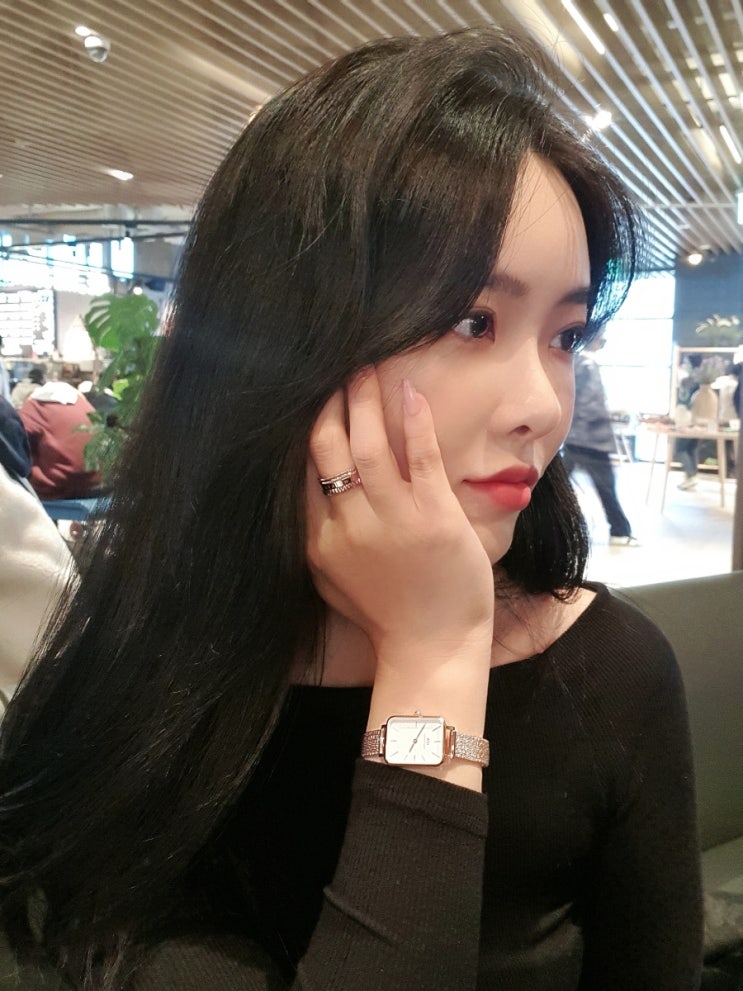  화이트데이선물 추천 브랜드 다니엘웰링턴 여자 반지 시계