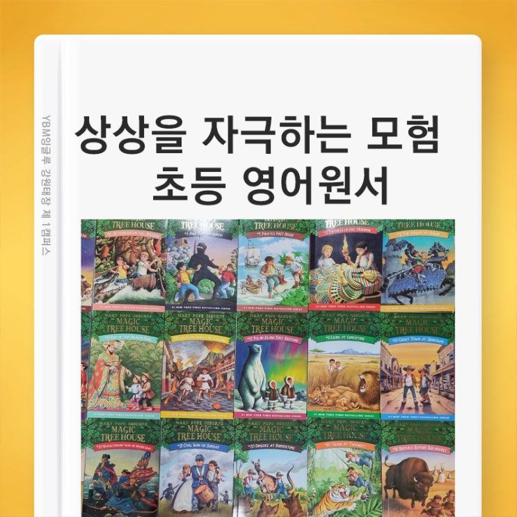  [원주태장 YBM잉글루] 초등학생이 읽기 좋은 영어독서 챕터북 / 상상을 자극하는 시간여행 매직트리하우스