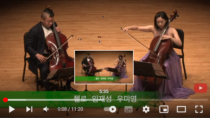 0:08 / 11:20 Lee Hae-Sung [치유9] Healing Moment IX for 2 Cellos