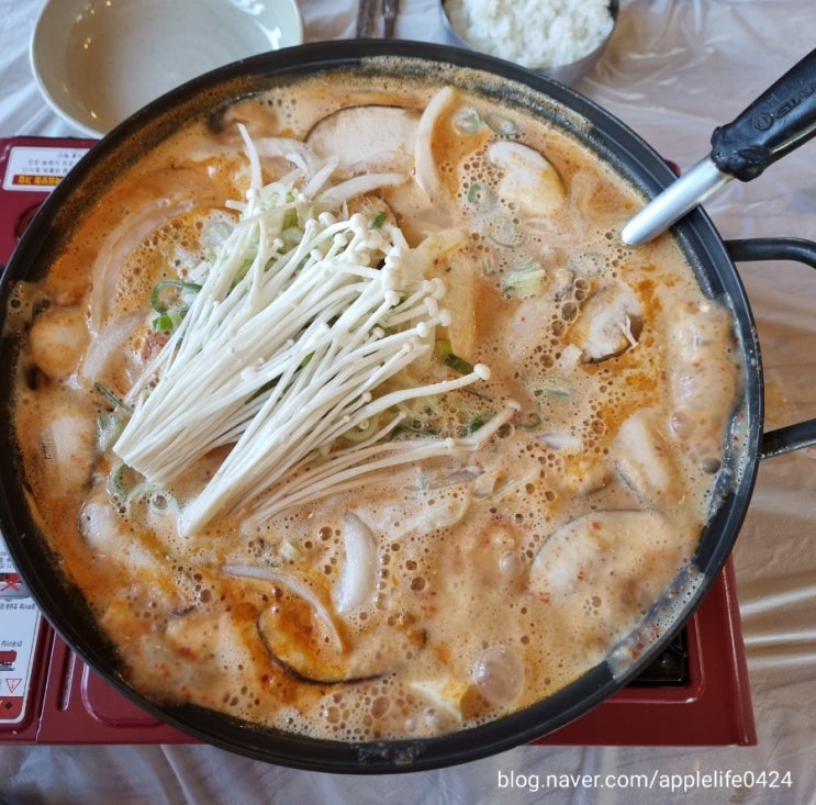 [가평/청평호 맛집] 빛두리 두부전골 점심 식사 후기