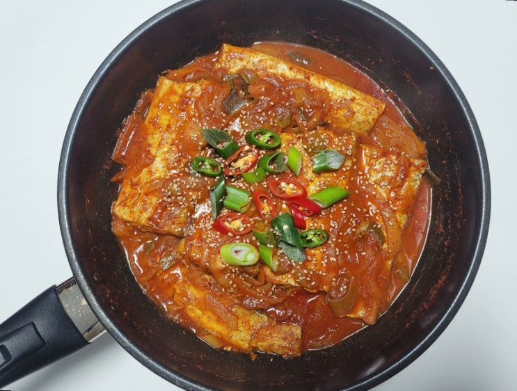  갈치무조림 레시피 / 갈치조림 만들기 / 양념장 만드는 법