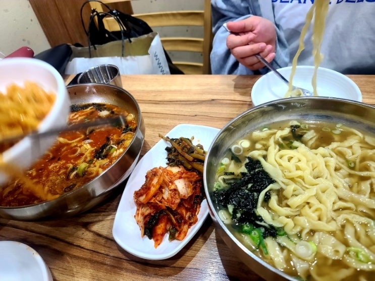  안성시장맛집 장터칼국수 내돈내산