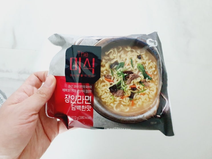  [하림]The미식 장인라면 담백한맛, 내돈내산 솔직후기