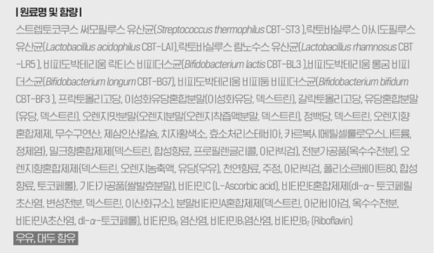  [유산균 스터디 3] 프로바이오틱스의 이름
