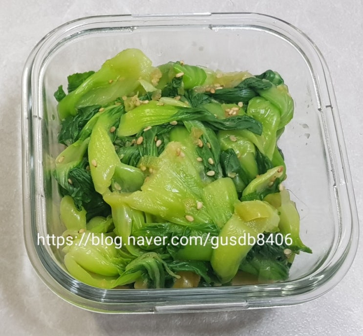 청경채 무침 아삭한 나물 반찬 청경채 나물 만들기~ 청경채 무침 아삭한 나물 반찬 청경채 나물 만들기~