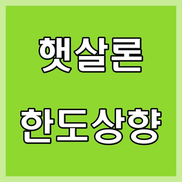 [금융] 2022년 햇살론 한도증액과 특례보증 실시