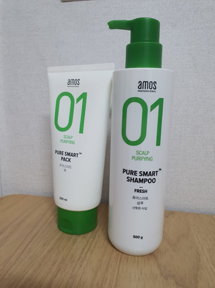  [내돈내산] 탈모샴푸 비듬샴푸 가성비 좋은 아모스 퓨어스마트 샴푸 후기