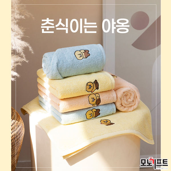  카카오 춘식이 세면 타올(150g) - 모노기프트 추천 판촉물/홍보물품/기념품/증정품/답례품