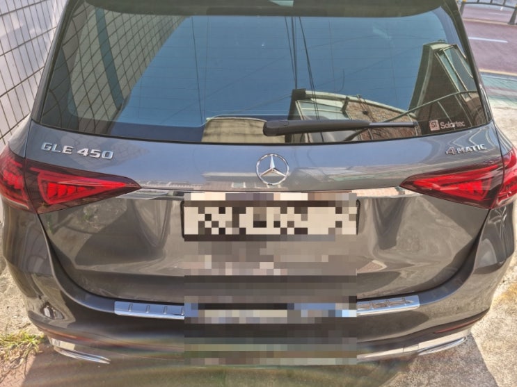  부산부분도색 벤츠 GLE 450 자동차 앞범퍼 칠깨짐 파임 저렴한 수리 복원 방법
