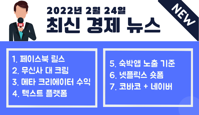  [2월 24일] 최신 경제 뉴스 모음