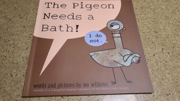 MO WILLEMS의 'THE PIGEON NEEDS A BATH!' 우리아이는 목욕에서 인생을 배우는 중?