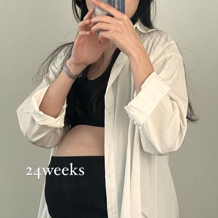  임신일기, 24주 주수사진