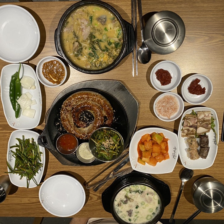  마곡 맛집 순대실록 마곡점 순대스테이크 후기