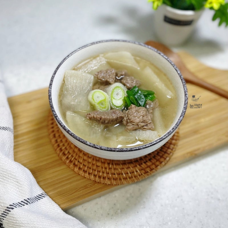 아침국으로 딱! 시원하고 맑은 백종원 소고기무국 끓이는 법