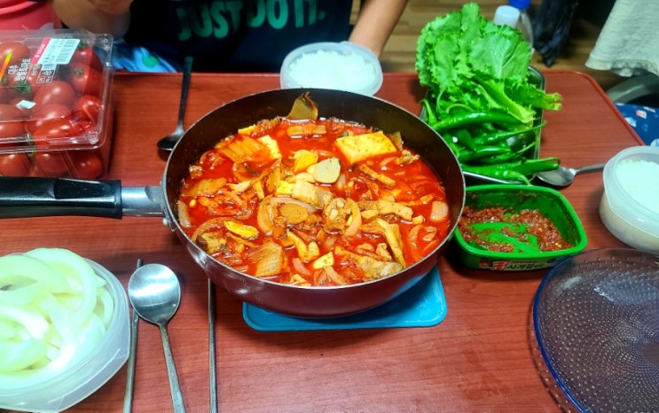  집밥 서선생의 김치찌게+고기