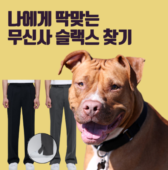  나에게 딱 맞는 무신사 슬랙스 사이즈 찾기 꿀팁 대방출!
