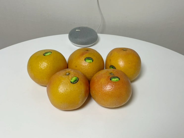 과즙풍부한 레드자몽 대과 즐겼어요~ 과즙풍부한 레드자몽 대과 즐겼어요~