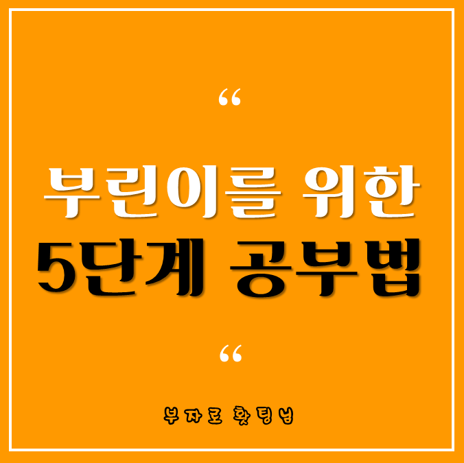  부동산 초보가 부동산 공부하는 방법 5단계