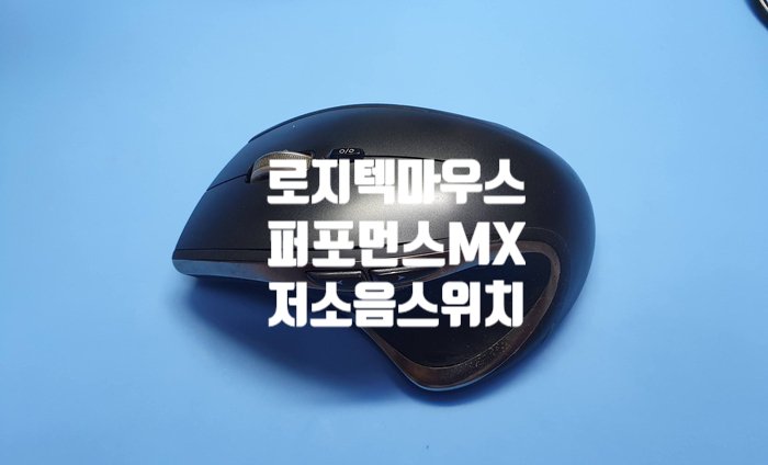  클릭 불량으로 로지텍 퍼포먼스 MX 마우스 카일 적축 저소음 스위치 교체 수리