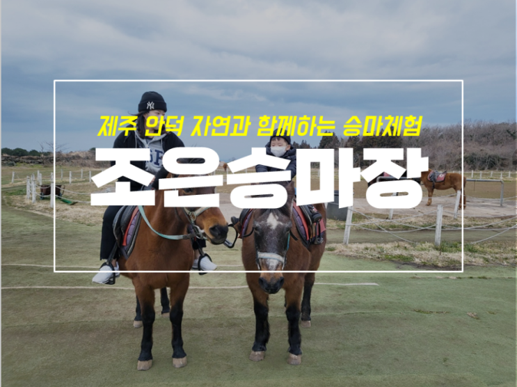  신화월드 인접 제주 조은승마장 체험 with 4살 아기