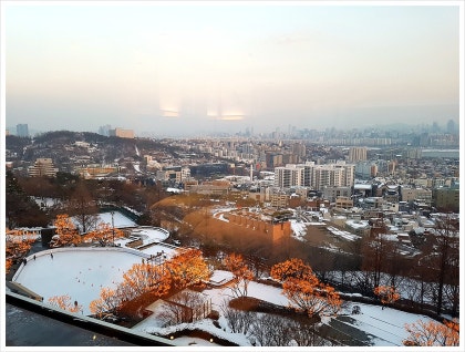 서울 호텔 겨울 풍경 - 주요 이미지