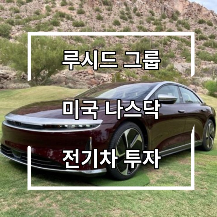  루시드 그룹(LUCID GROUP) 미국 주식 관심종목