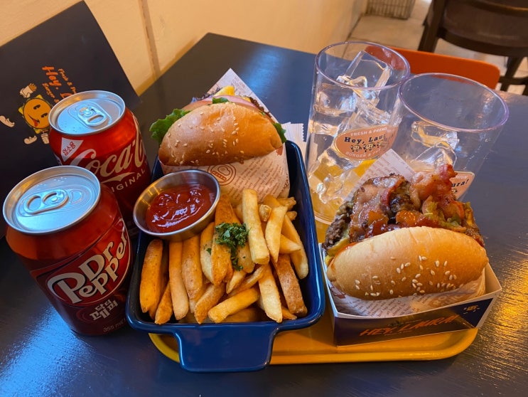  망원동 수제버거 헤이로라 망리단길 햄버거 맛집