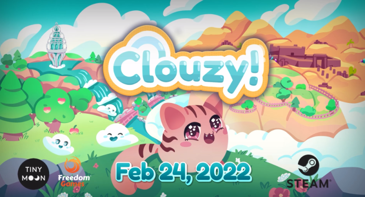  Clouzy! 클라우지 스팀 신작 어드벤처 농장 게임 출시 & 할인중