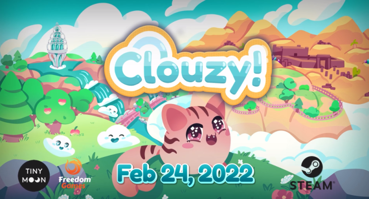 Clouzy! 클라우지 스팀 신작 어드벤처 농장 게임 출시 & 할인중