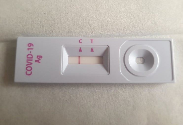  코로나 재택치료 자가격리 해제 후 신속항원검사 자가키트 검사 음성, 성동구 물품지원비 7만원 수령