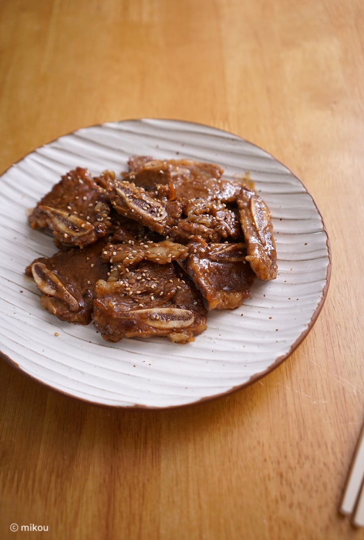  양념소갈비구이 쉽게 만드는 바라던 양념LA갈비