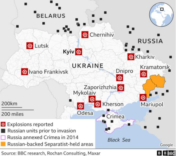 2/24 러시아의 우크라이나 침공, 유럽 & 미국 금융 시장 반응 및 향후 전망