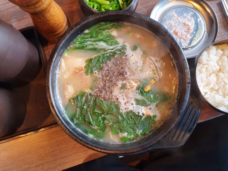  담소 소사골 순대 서초점에서 순대국 먹기 - 양재 맛집